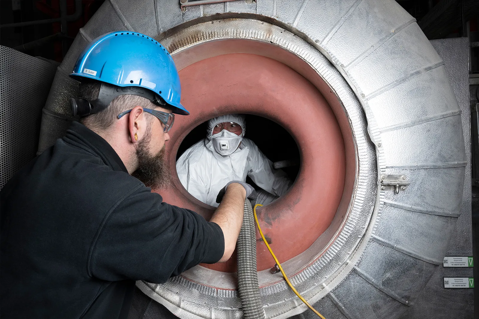 Arbeiten unter Extremdingungen bei grossen Revision der KVA